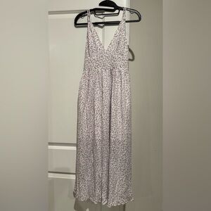 BB Dakota White and Purple/ Pink Floral Dress